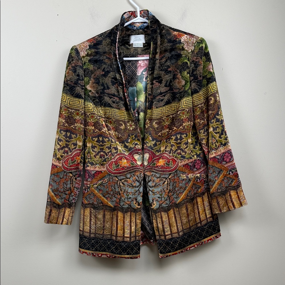 Camilla Australia Multicolor Patterned Jacket medium - Picture 2 of 11